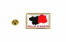 Spilla Pin Badge Pin's Bandiera Pays Cartolina Italia Valle Aosta