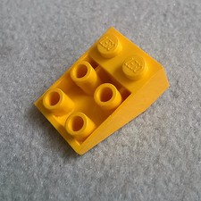 LEGO 3747 Slope Brick 33 3 x 2 Inverted Yellow 6697 8680 7249 5542 4176 6543 599