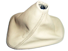 CUFFIA LEVA CAMBIO manuale per BMW E36  E46 realizzata in vera PELLE BEIGE