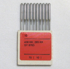 AGO RENANO 438 KK 265 KK SY 8763 DPX 438 KK Taglia #10/70 Confezione da 10 Aghi