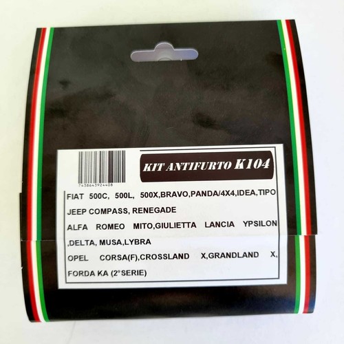 Kit bulloni antifurto - kit,