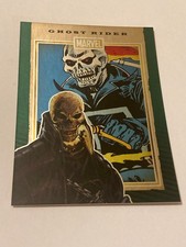 Carta Parallela Ghost Rider 2014 Marvel 75° Anniversario Smeraldo #32/100