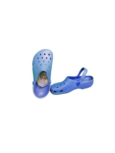Ciabatte gomma azzurre - in,