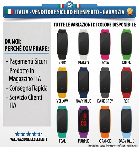 Orologio led digitale - orologio, sportivo