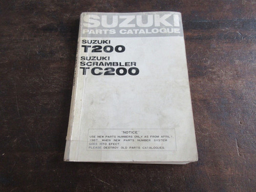 Suzuki t200 tc200 - tc200, scrambler