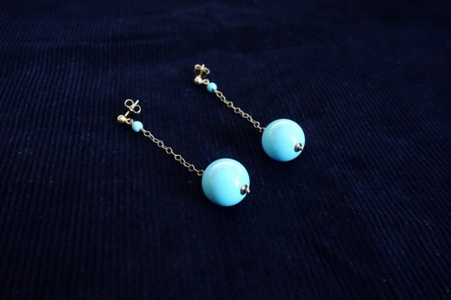 Orecchini turchese argento - orecchini,
