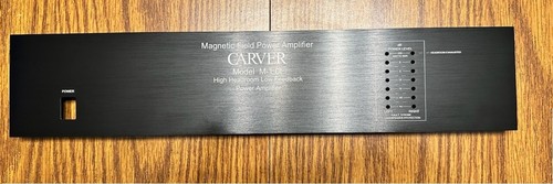 Carver faceplate nero - carver, m-1.0t