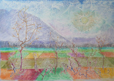 QUADRO SURREALISTA DIPINTO