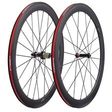 Set ruote 50 mm mozzo AS511 e CN 424 bici da strada ruote in carbonio pieno clincher tubolare