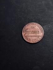 Moneta One  Cent American 1964 Rara Lincoln. Senza segno di zecca denver