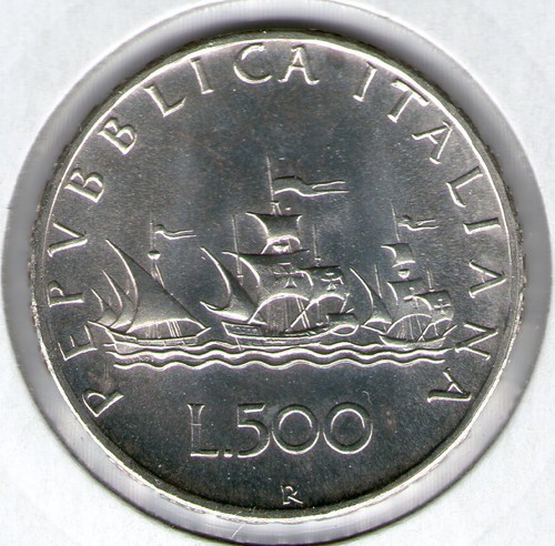 500 lire 1970 fdc caravelle - lire,