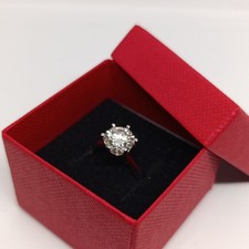 Anello Solitario 3 Carati Moisanite Gra