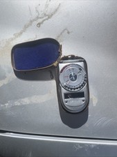 Misuratore di luce vintage tipo Sekonic made in Japan con custodia in pelle