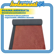 Guaina Impermeabile Ardesiata Bituminosa Autoadesiva Rotolo 10 metri