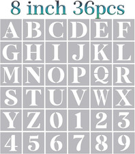 Stencil per lettere grandi - , 8