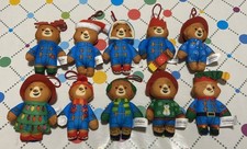 Peluche Orso Paddington McDonald's set completo decorazioni albero di Natale 