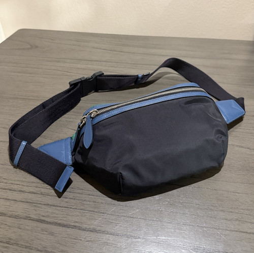 Borsa cintura nylon nero - borsa,