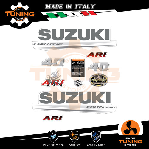 Kit adesivi motore marino - motore,
