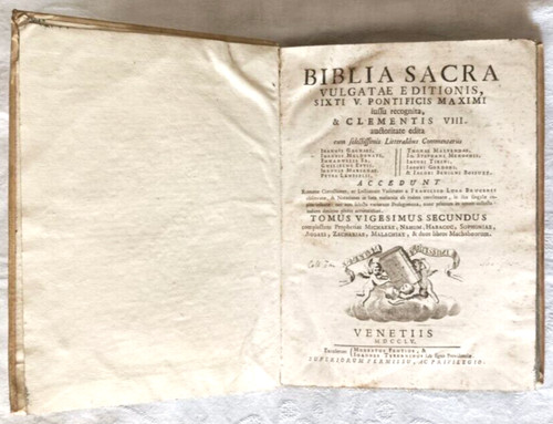 Biblia sacra bibbia - sacra,