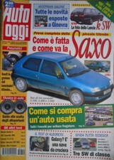 Auto Oggi 10 1996 Com'� fatta la Citroen Saxo. Test Mini Cooper e Lancia Y [Q70]
