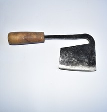 Mannaia vintage in ferro battuto antico mattock vecchio fabbro ascia Tomahawk Hatchet