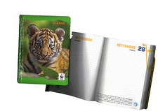 Diario agenda scuola - diario, wwf