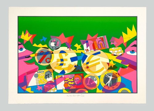Ugo nespolo euro - -, "euro"
