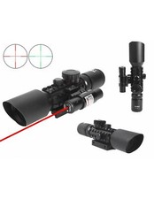 MIRINO OTTICO PRECISIONE PER FUCILE CARABINA RETICOLO ILLUMINATO 3-10x40 Mod. M9