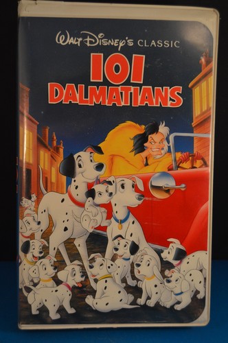 101 dalmations vintage vhs - 101,