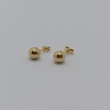 Orecchini bottone sfera - bottone,