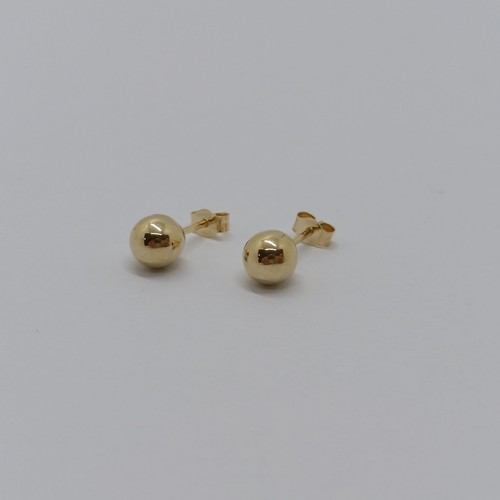 Orecchini bottone sfera - orecchini, a