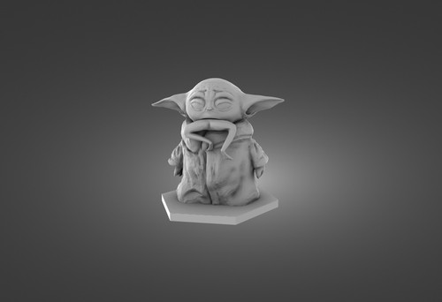 Baby yoda statuine - 2, kit