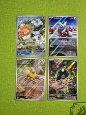 Lotto 4 Carte Pokemon •