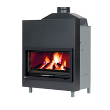 TERMOCAMINO IDRO A LEGNA FAMAR INFINITY 5S M-XL DA26-31KW PRODUZIONE ACQUA CALDA