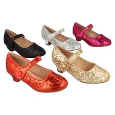 Ragazze Spot On Nero, Fucsia