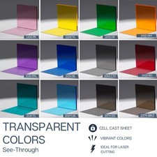 Transparent Colored Plexiglass