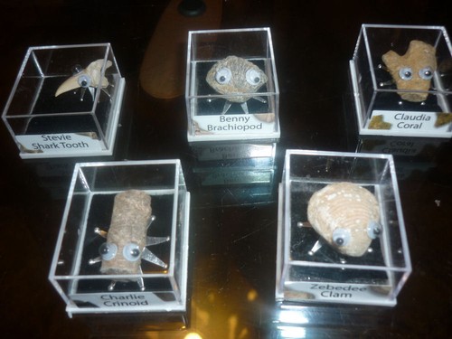 Fossile animato personaggio - fossile,