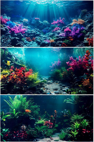 Fondo acuario piezas 36x18 - fondo,