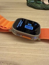 Apple watch ultra 1 PERFETTO con cinturino Alpine Loop arancione ORIGINALE