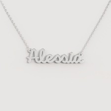 Collana NOME donna acciaio