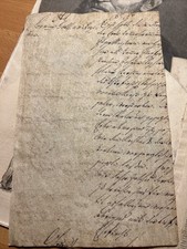 Manoscritto antico originale