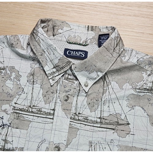 Camicia chaps button uomo - chaps,