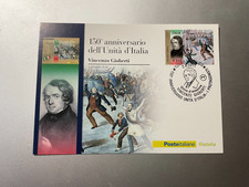 2011 Cartolina Filatelica Personaggi 150° Unità d'Italia Vincenzo Gioberti