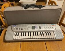 Pianola Casio modello SA-75 100 tones argentata Vintage + custodia