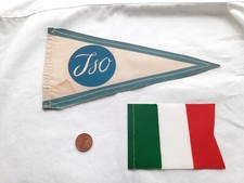 ISO BRESSO , ISO RIVOLTA , ISOMOTO , ISETTA , BANDIERINE ORIGINALI EPOCA 