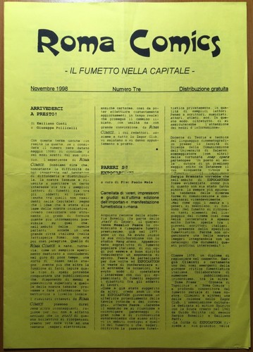Roma comics numero tre - roma,