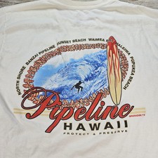 Camicia NORTH SHORE Pipeline Hawaii Surf Banzai Waimea Sunset Hawaiian taglia media