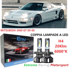 MITSUBISHI 3000 GT 89-00 LAMPADE BILED WHITE 6000°K H4 12V 20KLM CANBUS NO ERROR