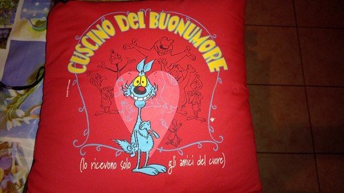 Lupo alberto amicizia - amicizia, cuscino