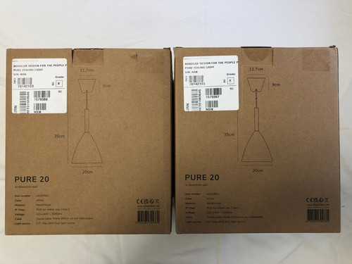 Coppia lampade a - di,